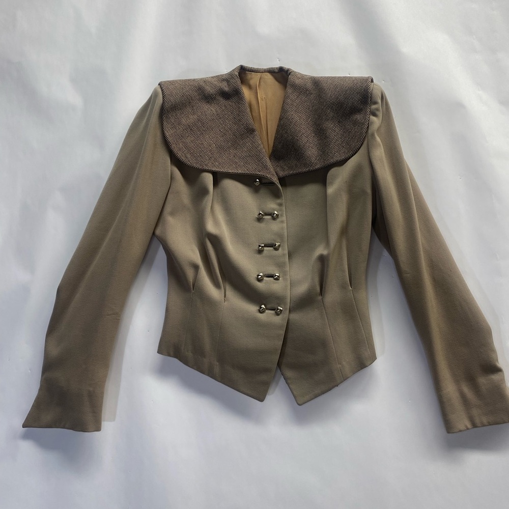 1950s Weider of California Women's Jacket with Shoulder Pads Size Small